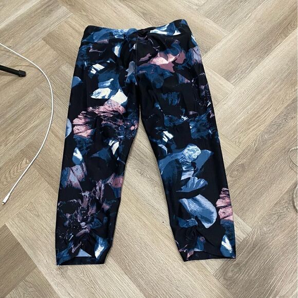 2 FOR $10 Calvin Klein Performance Wick Leggings Sz L Running Active Yoga Pants - Picture 4 of 5